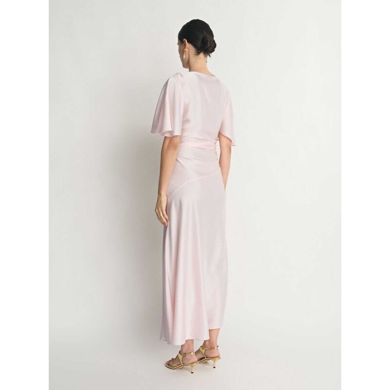 Veronika Maine Drapey Gathered Maxi Dress image number 1